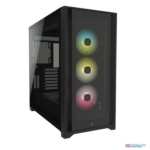 CORSAIR ICUE 5000X RGB BLACK ATX SMART CASE