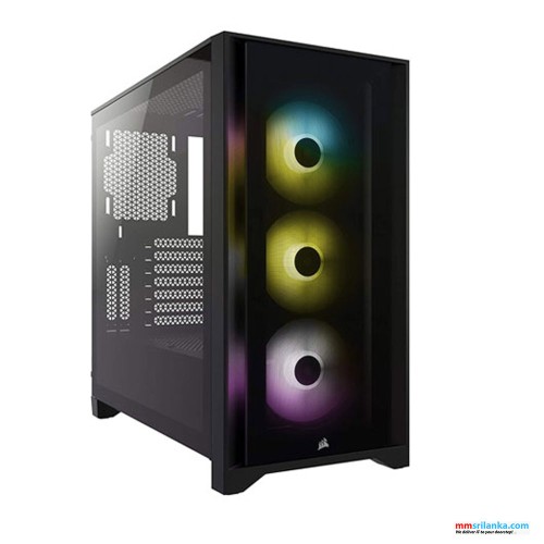 CORSAIR ICUE 4000X RGB BLACK ATX CASE