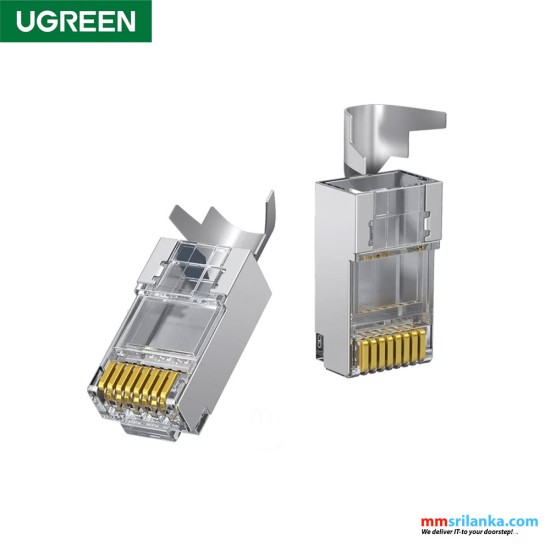 Ugreen Gigabit Shielded Modular Plug, Cat6 RJ45 connector