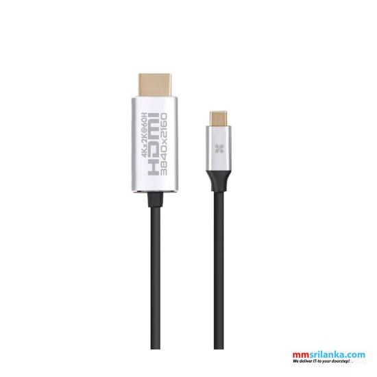 Promate USB-C to HDMI Audio Video Cable with Ultra HD Support 											