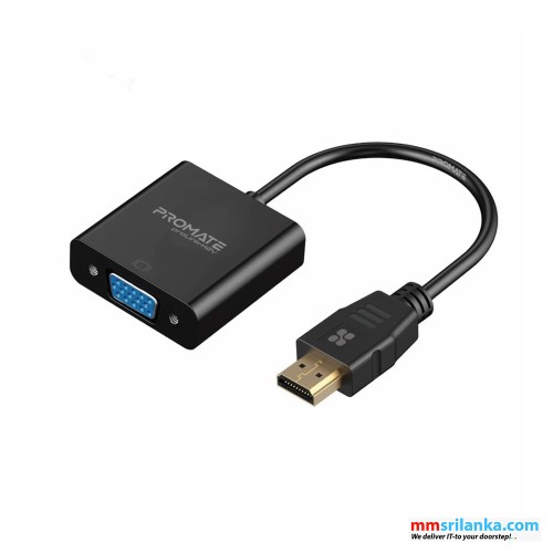 Promate HDMI (Male) to VGA (Female) Display Adaptor											