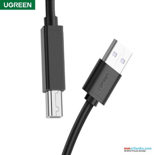 Ugreen USB2.0 A Male To BM Active Printer Cable 10M Black