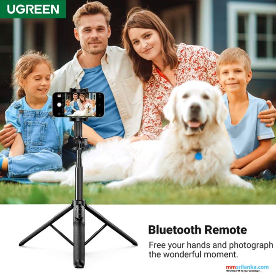 UGREEN Selfie Stick Tripod With Bluetooth Remote