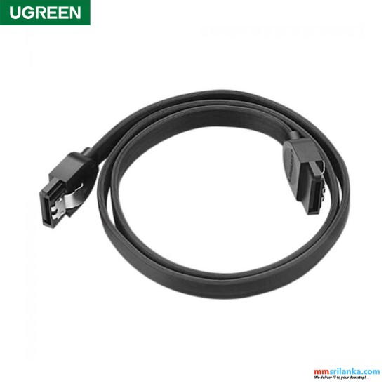 UGREEN Angled SATA 3 Data Cable 0.5m-Black
