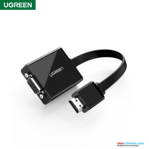 UGREEN HDMI To VGA Converter 25cm-Black