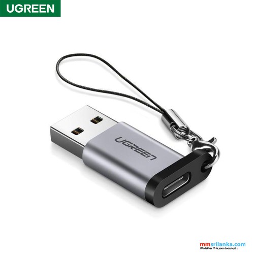 UGREEN USB-A 3.0 to USB-C Adapter-Gray