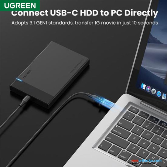 UGREEN USB-A 3.0 to USB-C Adapter-Gray