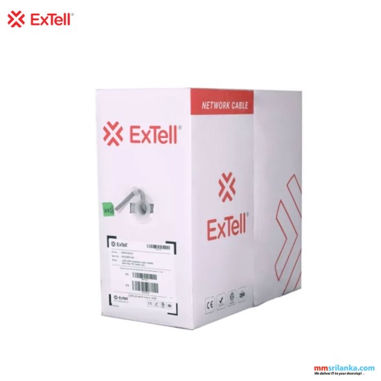 Extell CAT 6 U/UTP Network Cable, 24AWG, PVC