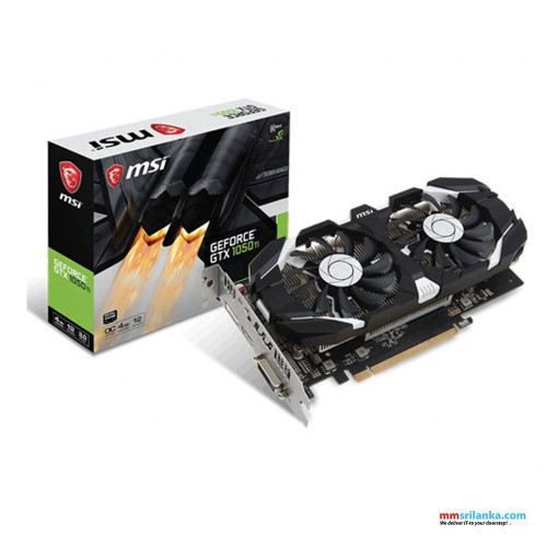 MSI GTX 1050 Ti 4GT OCV1 GRAPHICS CARD