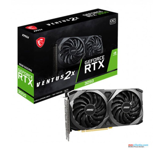 MSI RTX 3050 VENTUS 2X 8G OC GRAPHICS CARD