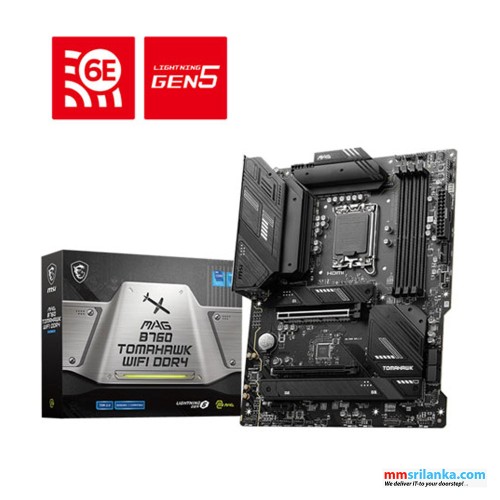 MSI MAG B760 TOMAHAWK WIFI MOTHERBOARD (3Y)