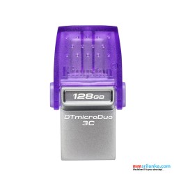Kingston 128gb DataTraveler microDuo 3C 128GB USB-C & USB-A Flash Drive (2Y)