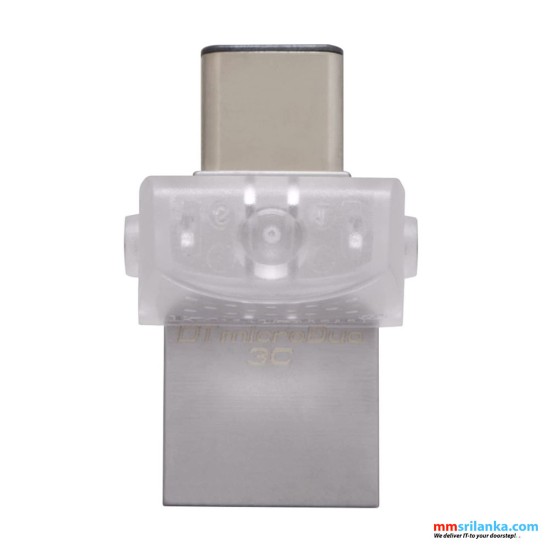 Kingston 64GB Data Traveler Micro Duo USB 3C Flash Drive (DTDUO3C/64GB) (2Y)