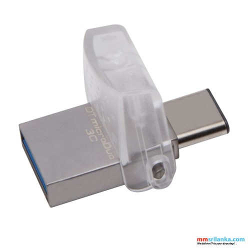 Kingston 64GB Data Traveler Micro Duo USB 3C Flash Drive (DTDUO3C/64GB) (2Y)