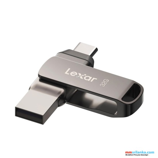 LEXAR 32GB JUMPDRIVE DUAL DRIVE D400 USB3.1 TYPE C (5Y)