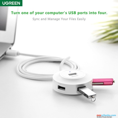 UGREEN USB 2.0 HUB 4 PORTS (6M)