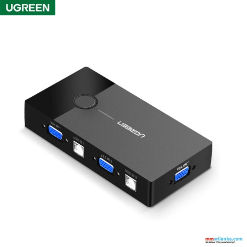 UGREEN 2 port usb kvm switch box (6M)