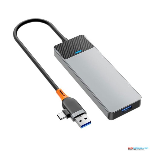 WIWU A431C LINKER  4 IN 1 USB-A&C HUB (6M)