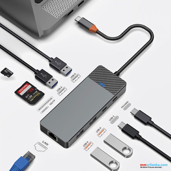 WIWU A923RPT LINKER 9 IN 1 USB-C HUB (6M)