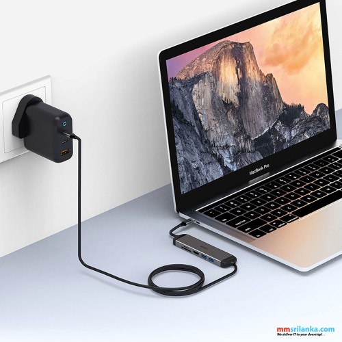 WIWU A521H ALPHA 5 IN 1 USB-C HUB (6M)