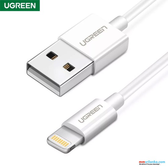 Power Bank 10000mAh USB-A USB-C UGREEN Integrated Lightning Cable (MFi)