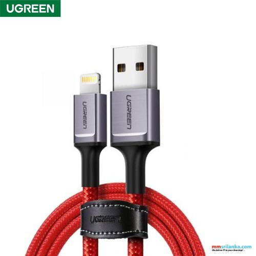 Ugreen Alu Case Braided LightningCable 1m 