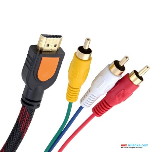 HDMI TO 3 RCA CABLE - 1.5 M