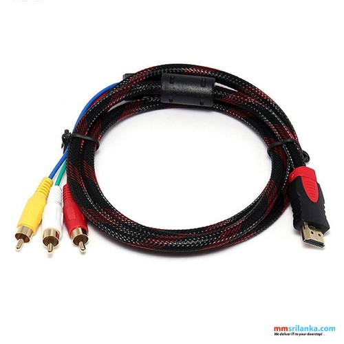 HDMI TO 3 RCA CABLE - 1.5 M