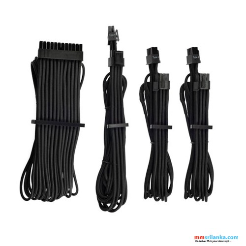 CORSAIR PSU STARTER TYPE 4 GEN 4 CABLE KIT BLACK 