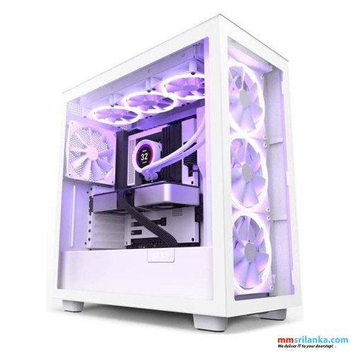 NZXT H7 ELITE WHITE ATX MID TOWER CASE 