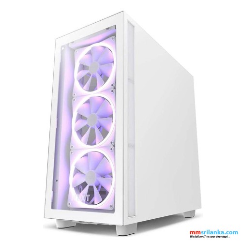 NZXT H7 ELITE WHITE ATX MID TOWER CASE 