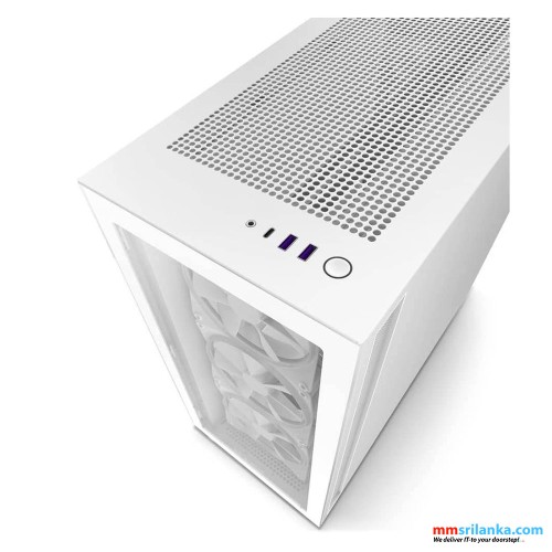 NZXT H7 ELITE WHITE ATX MID TOWER CASE 