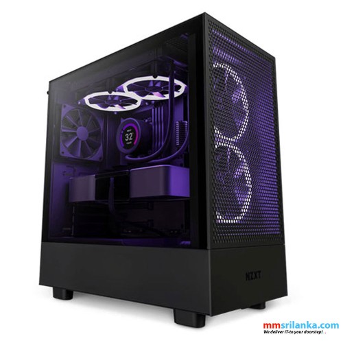 NZXT H5 FLOW RGB BLACK ATX MID TOWER CASE 