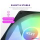 NZXT F120 RGB CORE BLACK TRIPLE PACK FAN WITH CONTROLLER 