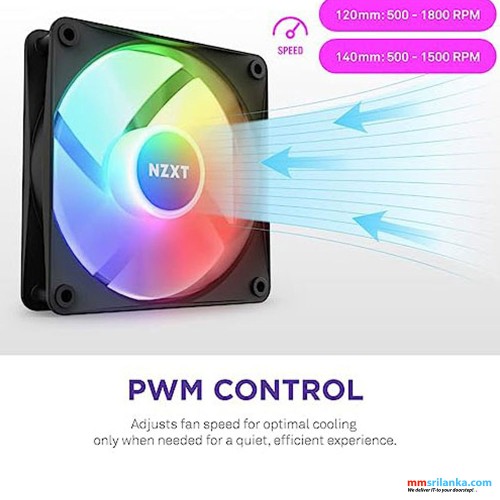 NZXT F140 RGB CORE BLACK TWIN PACK WITH CONTROLLER 