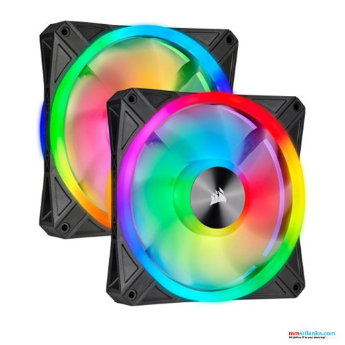 CORSAIR QL140 RGB 140MM 2 FAN KIT WITH LIGHTING NODE CORE 