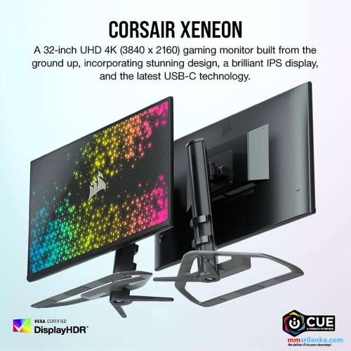 Corsair XENEON 32-Inch IPS UHD 3840 x 2160 144Hz HDR600 Gaming Monitor 