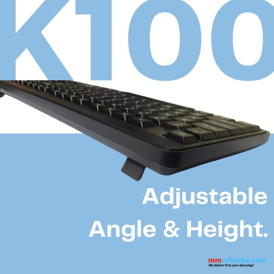 HP K100 WIRED KEYBOARD-(1Y)