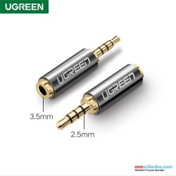 Ugreen 2.5 mm Male to 3.5 mm Female Adapter
