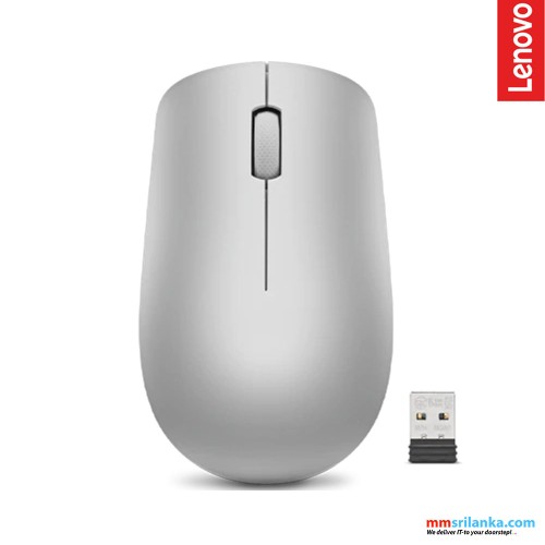 Lenovo 530 Wireless Mouse (Platinum Grey)