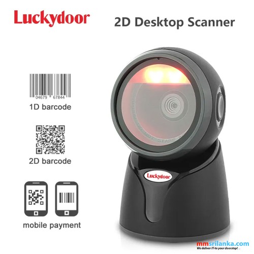 LUCKYDOOR L-600E DESKTOP 2D BARCODE SCANNER-(1Y)