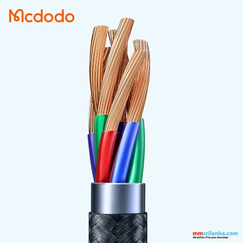 MCDODO USB TO TYPE-C 3A CHARGING DATA CABLE 0.2M BLACK-(6M)