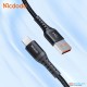 MCDODO USB TO TYPE-C 3A CHARGING DATA CABLE 0.2M BLACK-(6M)