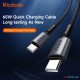 MCDODO TYPE-C TO TYPE-C 65W 1.5M FAST CHARGING CABLE BLACK-(6M)