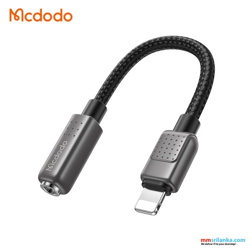 MCDODO LIGHTNING TO 3.5MM AUDIO ADAPTER NYLON-(6M)