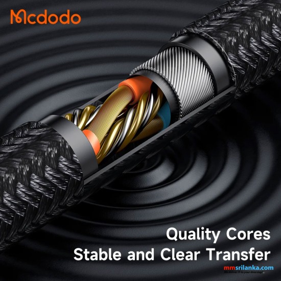 MCDODO LIGHTNING TO 3.5MM AUDIO ADAPTER NYLON-(6M)