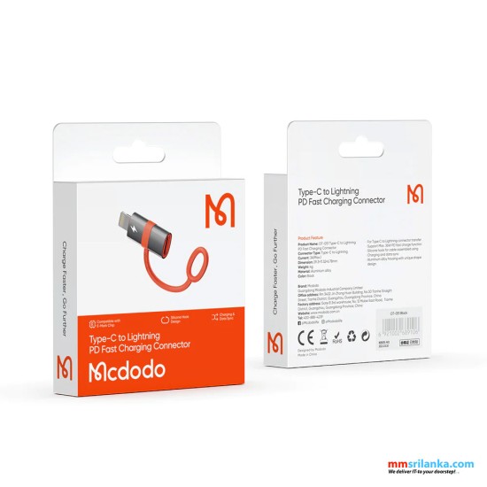 MCDODO TYPE-C TO LIGHTNING PD 36W FAST CHARGING CONNECTOR-(6M)