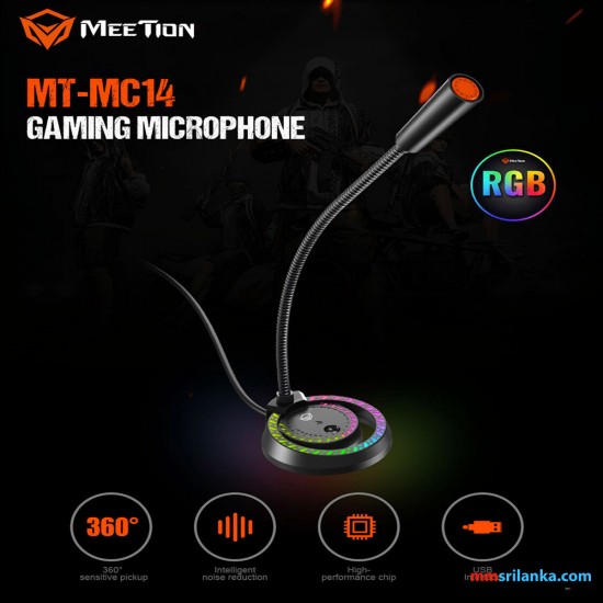 MEETION MC14 GAMING MICROPHONE-(6M)