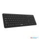 MEETION WK410 ULTRA THIN CHOCOLATE WIRELESS KEYBOARD-(6M)