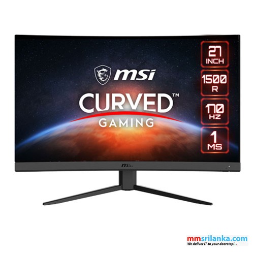 MSI G27CQ4 E2 27’’ CURVED WQHD 170Hz GAMING MONITOR